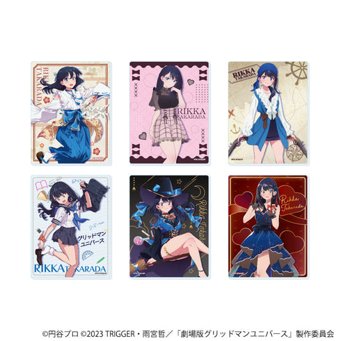 『グリッドマンユニバース』アクリルカード20/宝多六花BOX コンプリートセット(全6種)(描き下ろしイラスト)